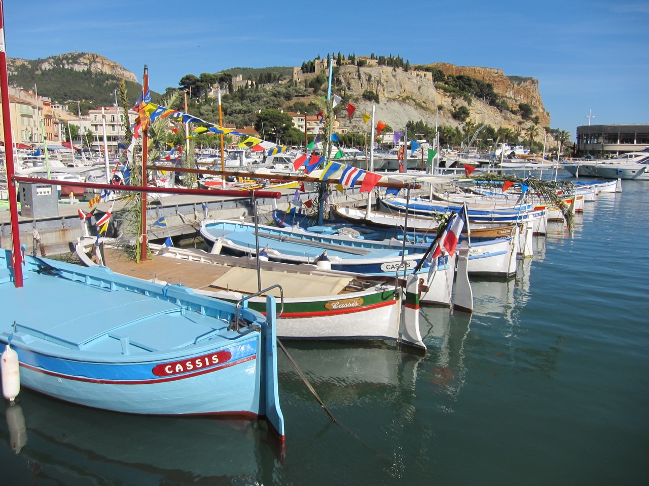 Photo of boats in Cassis harbor