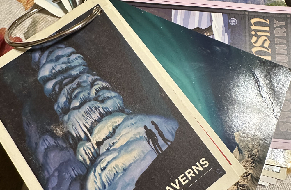 Postcards on a ring.